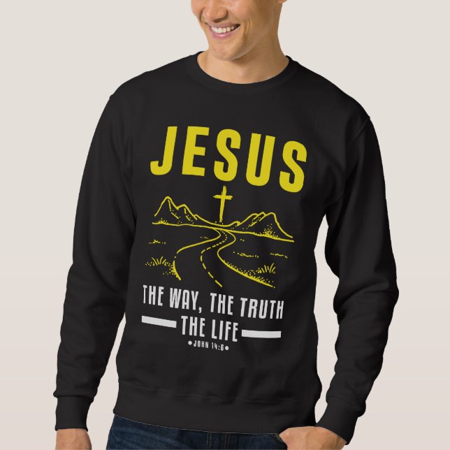 Christian Bible Verse Faith Believer Follower  1 Sweatshirt (Vorderseite)