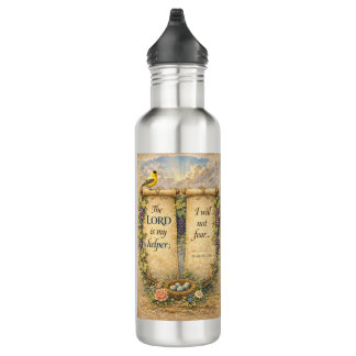 Christian Bible Verse Water Bottle Edelstahlflasche