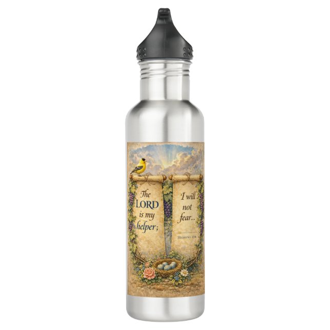 Christian Bible Verse Water Bottle Edelstahlflasche (Rechts)