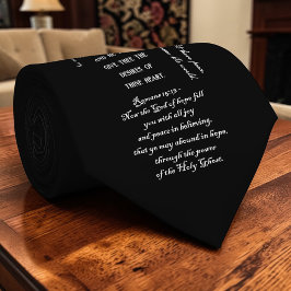Christian Bible Verses KJV Custom Necktie Krawatte