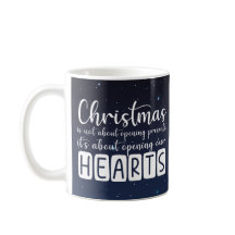 Christian Christmas heart and stars Mug