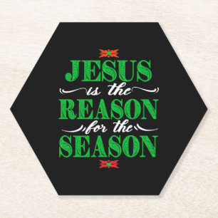 Christian Christmas Ohrts Jesus Is The Reason For Untersetzer