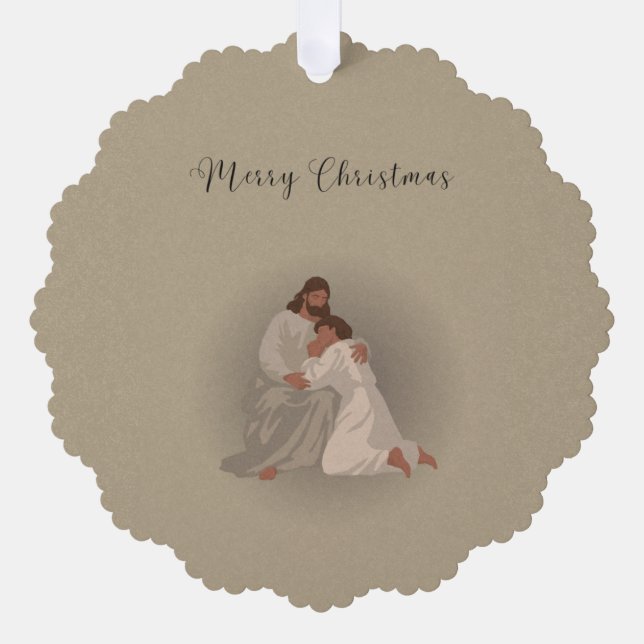 Christian Christmas Ornament Card  (Vorderseite)