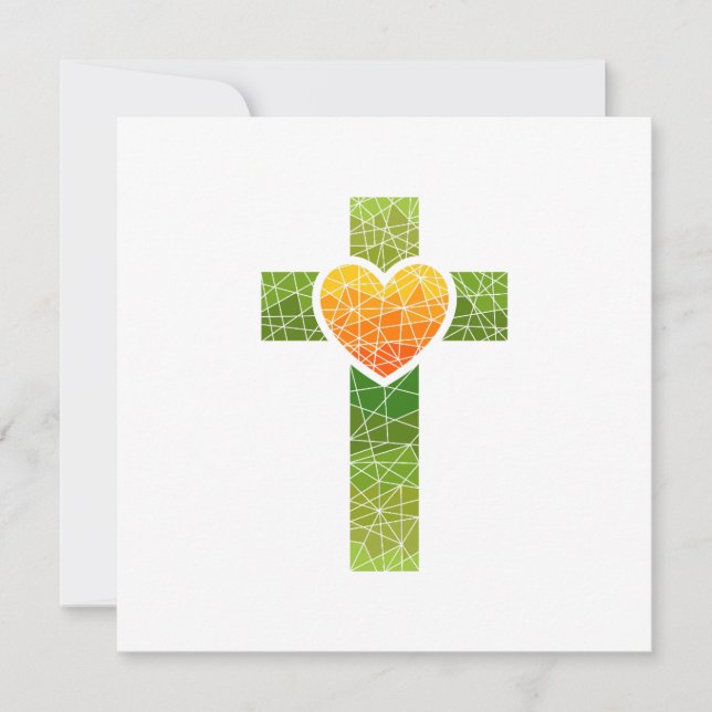 Christian Cross Einladung (Vorderseite)