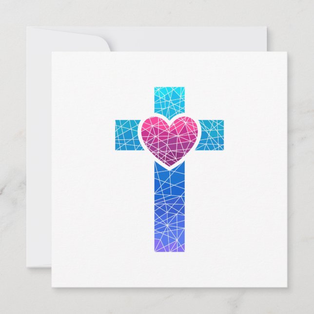 Christian Cross Einladung (Vorderseite)