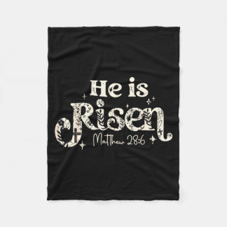 Christian Cross Jesus Happy Easter He Is Risen Mat Fleecedecke