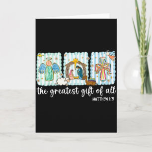 Christian Das größte Geschenk für alle Weihnachten Karte