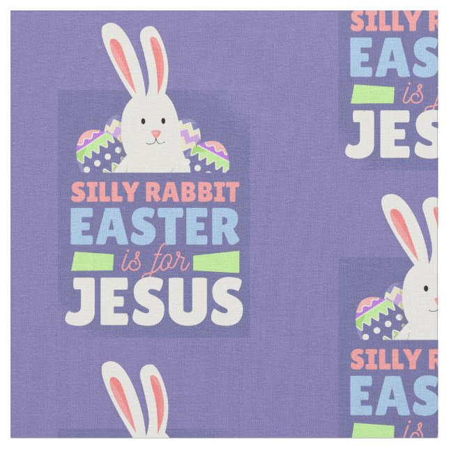 christian Easter Bunny jesus christ Stoff (Nahaufnahme)