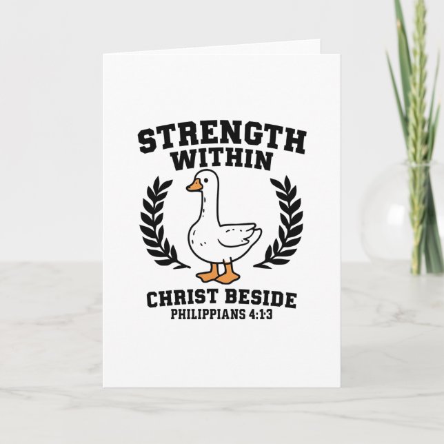 Christian Encouragement Card  Karte (Vorderseite)