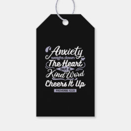 Christian Encouragement Quote – Anxiety & Kindness Geschenkanhänger