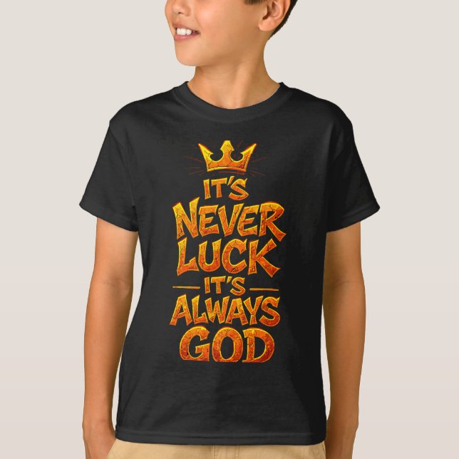 Christian Faith God Quote Religious Belief Men Wom T-Shirt (Vorderseite)
