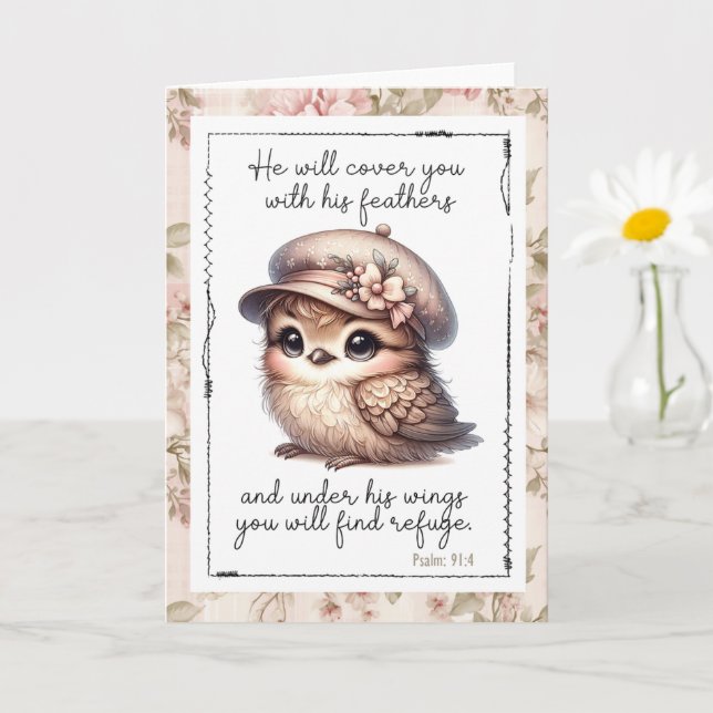 Christian Faith Words Of Comfort Karte (Kleine Pflanze)