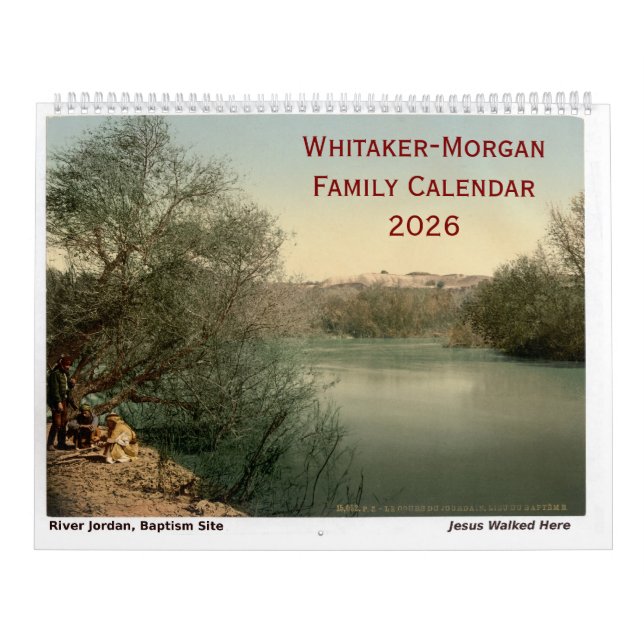 Christian Family Vintage Photo Holy Sites Kalender (Titelbild)