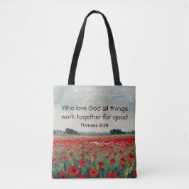 Christian Floral Inspirational Gift Tote