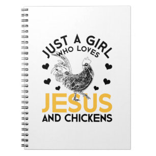 Christian Funny Religious Farmer Women Gift Jesus Notizblock