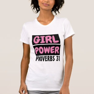 CHRISTIAN GIRL POWER Mädchen SPRÜCHE 31 T-Shirts