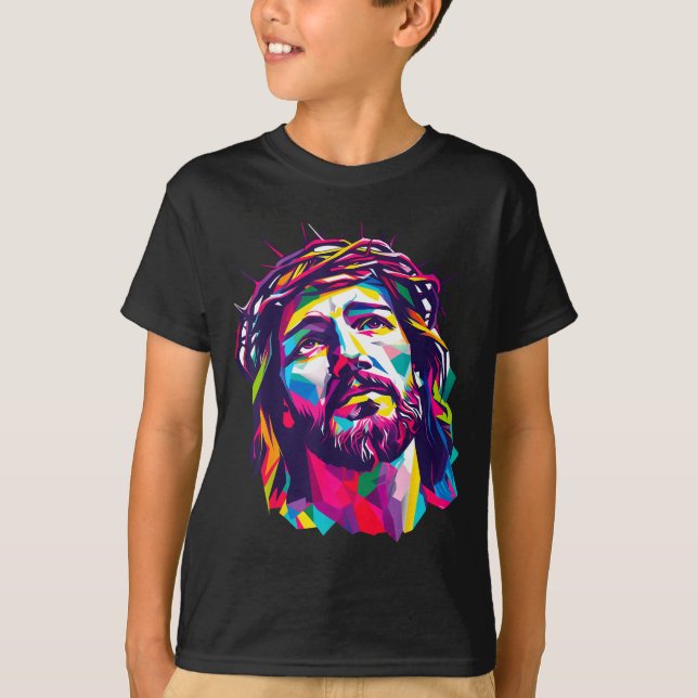 Christian God Christus Religious Believe Blessed F T-Shirt (Vorderseite)