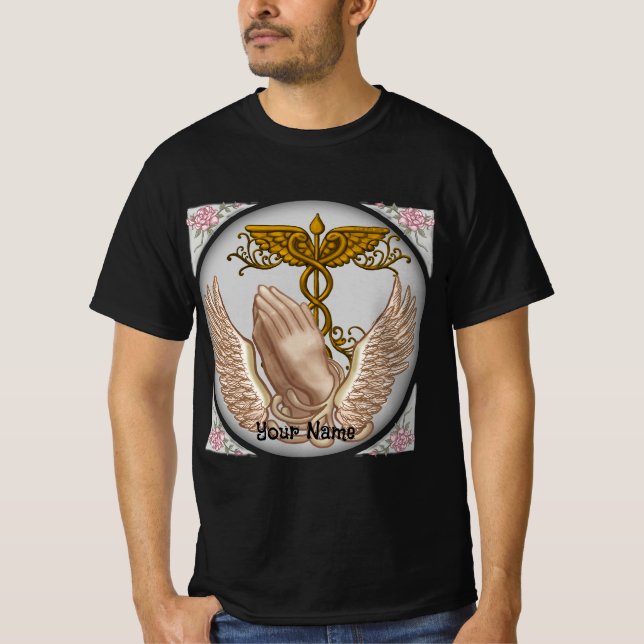 Christian Hands Nurse  T-Shirt (Vorderseite)