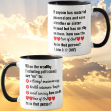 Christian - Health and Social Security - Black Mug