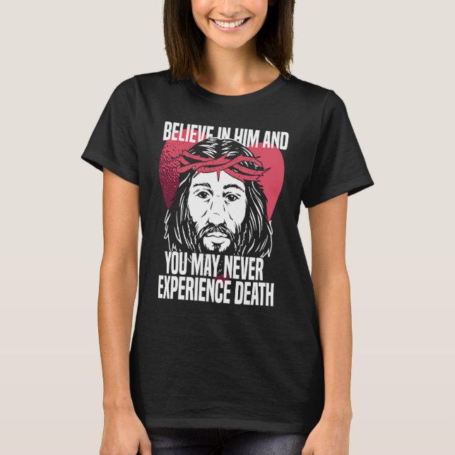 Christian Heart Jesus  Catholic Bible Religion Chr T-Shirt (Vorderseite)