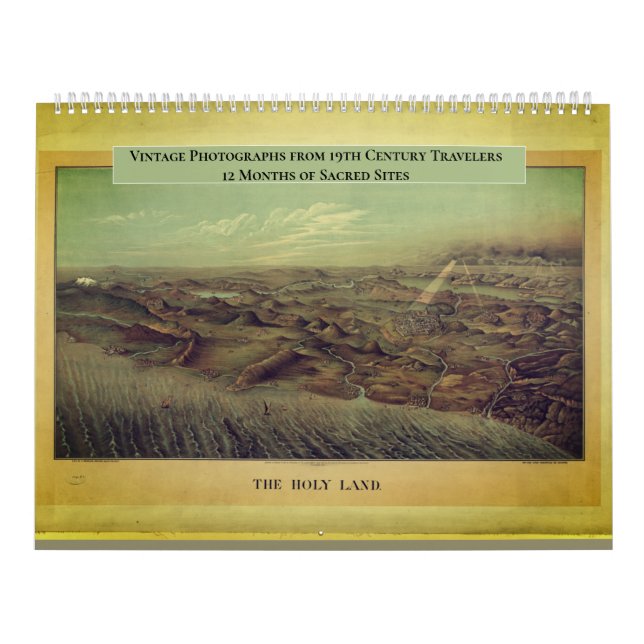 Christian Holy Land Bible Scenes Family Calendar Kalender (Titelbild)