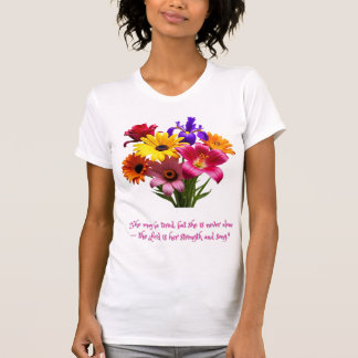 Christian Inspirational Floral Mother T-Shirt