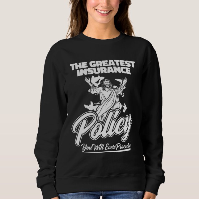 Christian Jesus  Bible Religion Catholic Christian Sweatshirt (Vorderseite)
