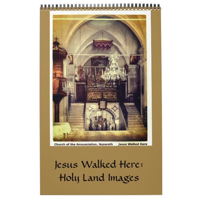 Christian Jesus Holy Land Religious Sacred Sites Kalender (Titelbild)
