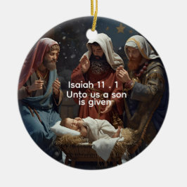 Christian Journal for Her, Bible Scriptures  Keramik Ornament