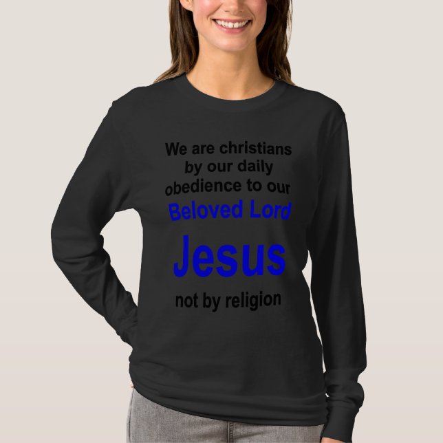 Christian lifestyle Multilingual Series English ve T-Shirt (Vorderseite)