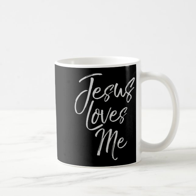 Christian Love Quote Gift For New Believers Jesus  Kaffeetasse (Rechts)