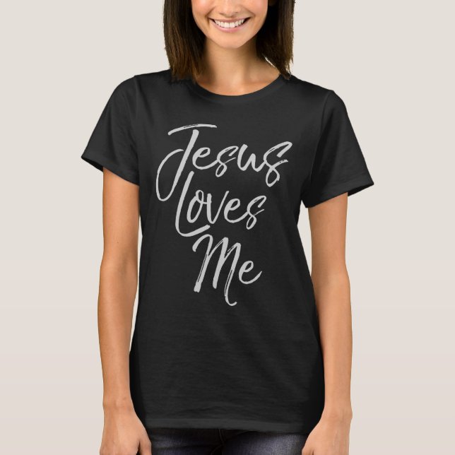 Christian Love Quote Gift For New Believers Jesus  T-Shirt (Vorderseite)
