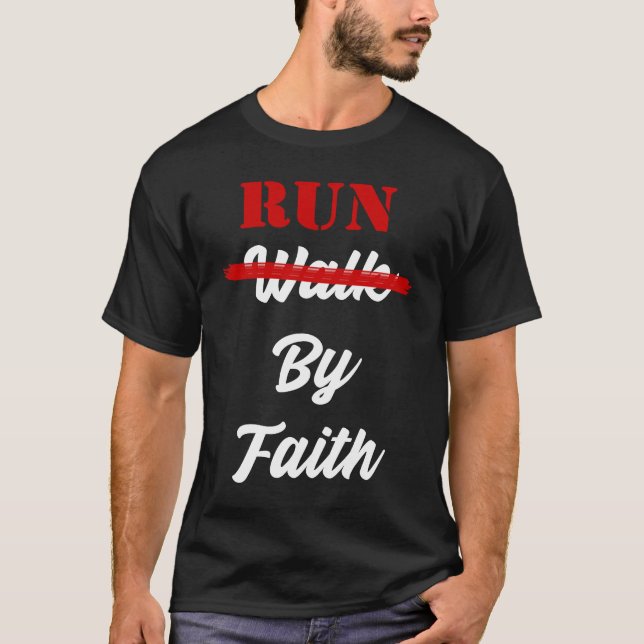 Christian Marathon Runner T-Shirt (Vorderseite)