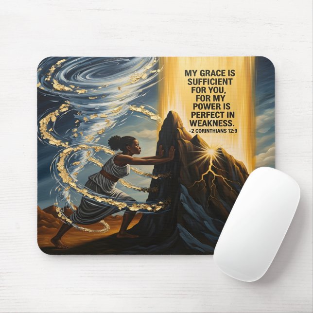 Christian Mouse Pad For Black Women Mousepad (Mit Mouse)