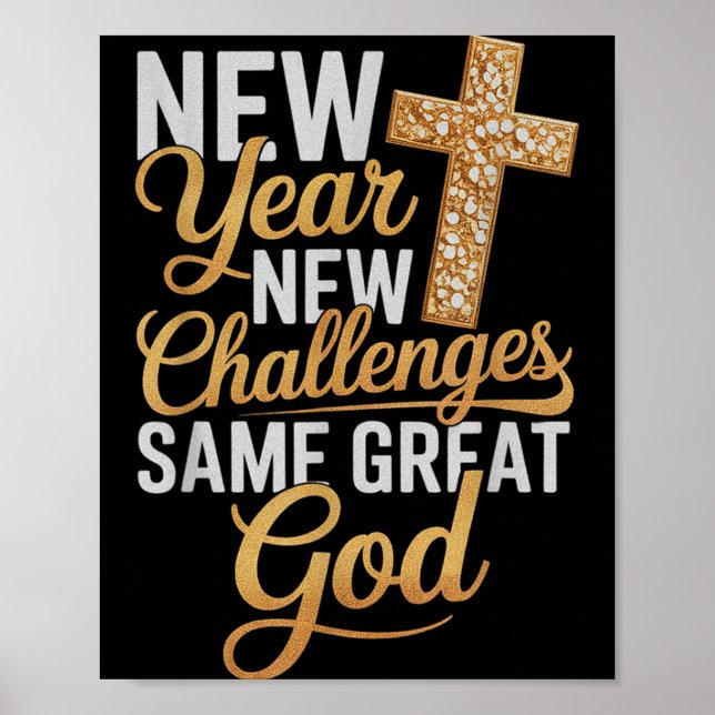 Christian New Years 2026 Happy New Year Same Great Poster (Vorne)