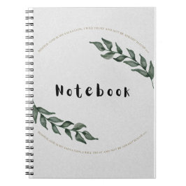 Christian Notebook for Bible Journaling Notizblock