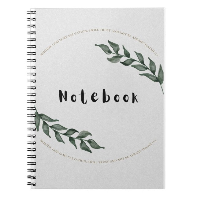 Christian Notebook for Bible Journaling Notizblock (Vorderseite)