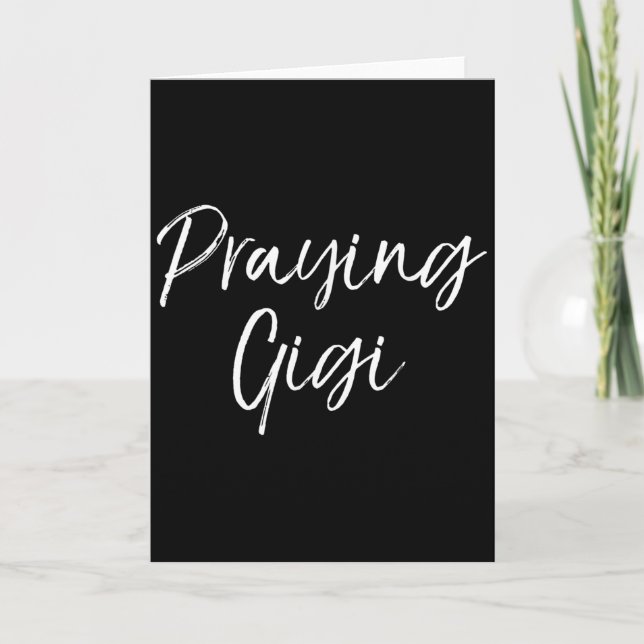 Christian Prayer Mother's Day Gift For Grandma Pra Karte (Vorderseite)