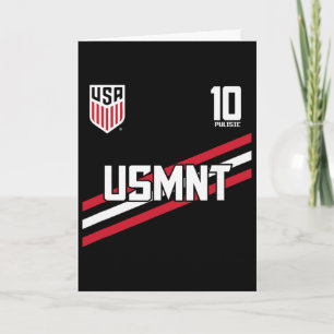 Christian Pulisic 10 Navy Usmnt Offiziell lizenzie Karte