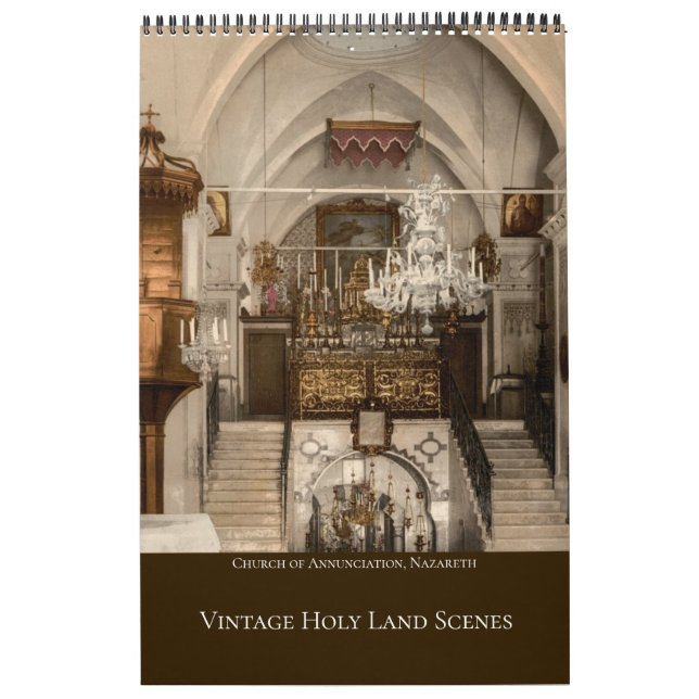 Christian Religious Holy Land Calendar Kalender (Titelbild)