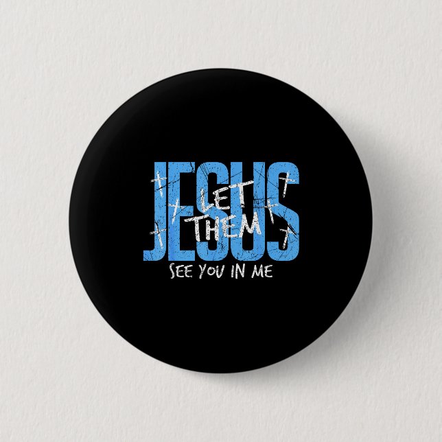 Christian Religious See You In Me Thankful Thanksg Button (Vorderseite)