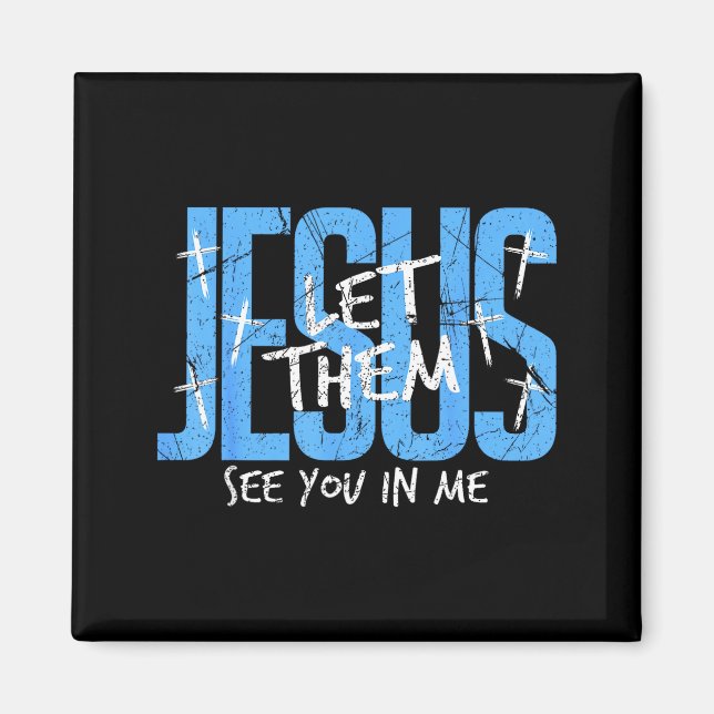 Christian Religious See You In Me Thankful Thanksg Magnet (Vorne)