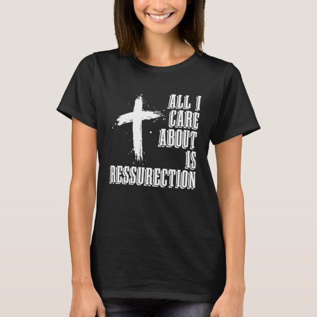 Christian Ressurection Catholic Religion Jesus Chr T-Shirt (Vorderseite)