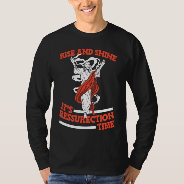 Christian Ressurection Religion  Bible Jesus Chris T-Shirt (Vorderseite)