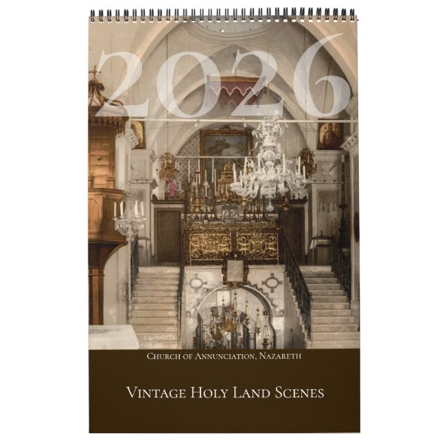 Christian Sacred Sites Bible Calendar Kalender (Titelbild)