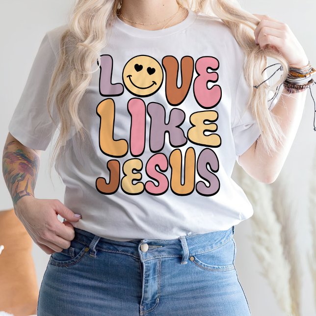 Christian Shirts,Christian Shirt,Love Like Jesus  T-Shirt (Von Creator hochgeladen)
