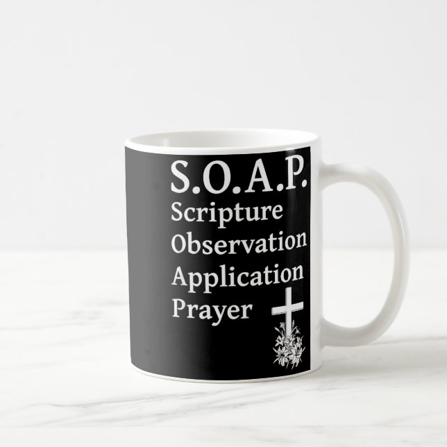 Christian Soap Scripture Observation Application P Kaffeetasse (Rechts)