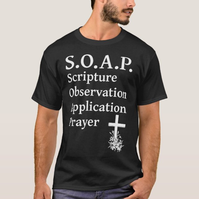 Christian Soap Scripture Observation Application P T-Shirt (Vorderseite)