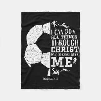 Christian Soccer Faith Graphic Bible Verse Philipp Fleecedecke