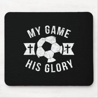 Christian Soccer Gifts Teen Boys Girls Sayings Phr Mousepad